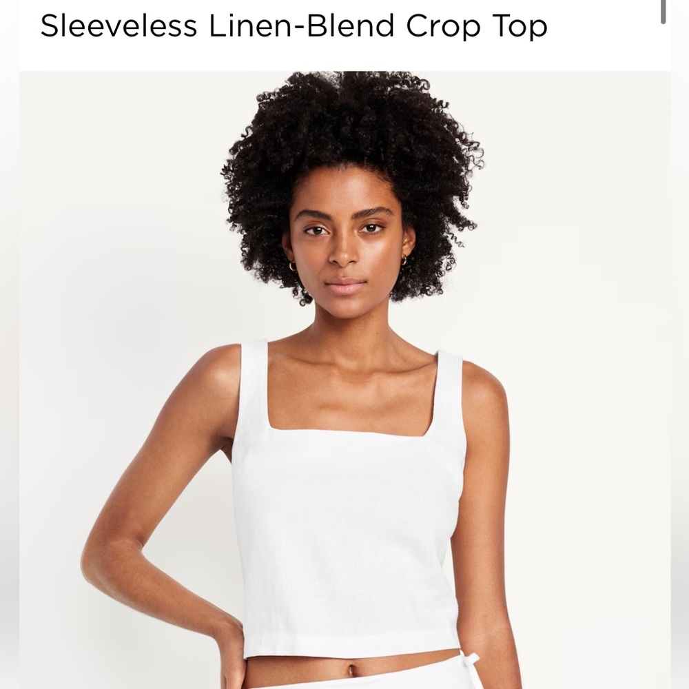 Old Navy Linen Blend Tank Top